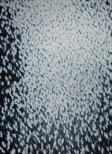 Whiteout, 2011, oil on canvas, 82 x 60 inches (sold)