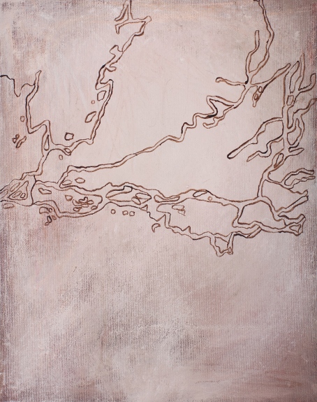 Orinoco, 2007, acrylic on canvas, 37 x 29 cm (sold)